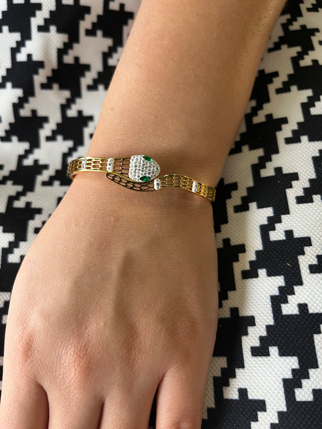 Stainless Steel Snake Bracelet - SCBR1N2 - BUJIX