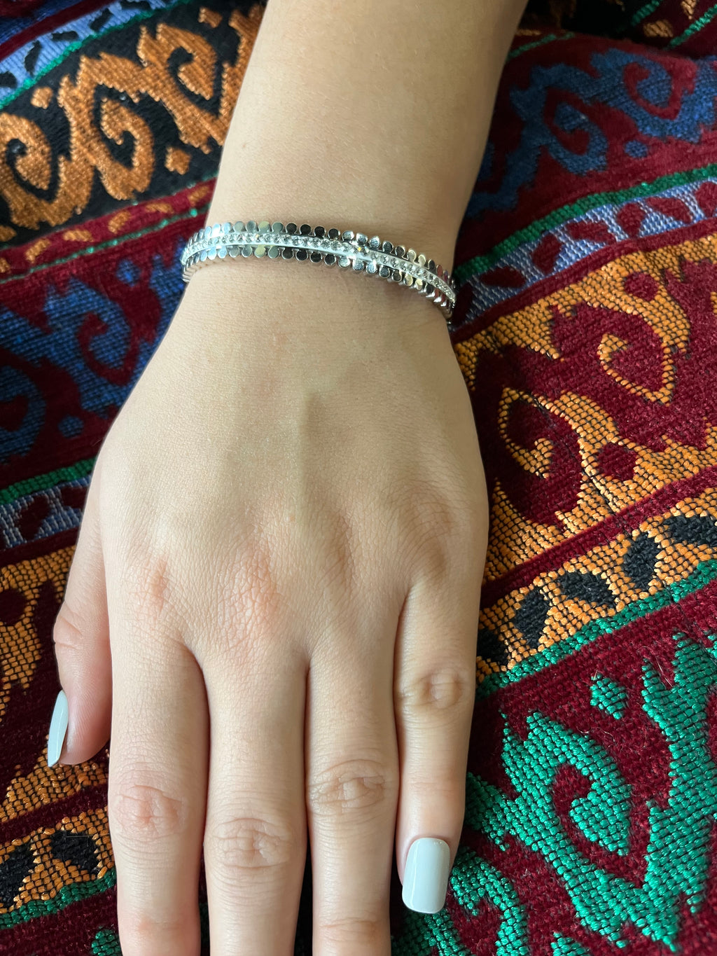 Stainless Steel Zircon Bracelet - SCBR1N4 - BUJIX