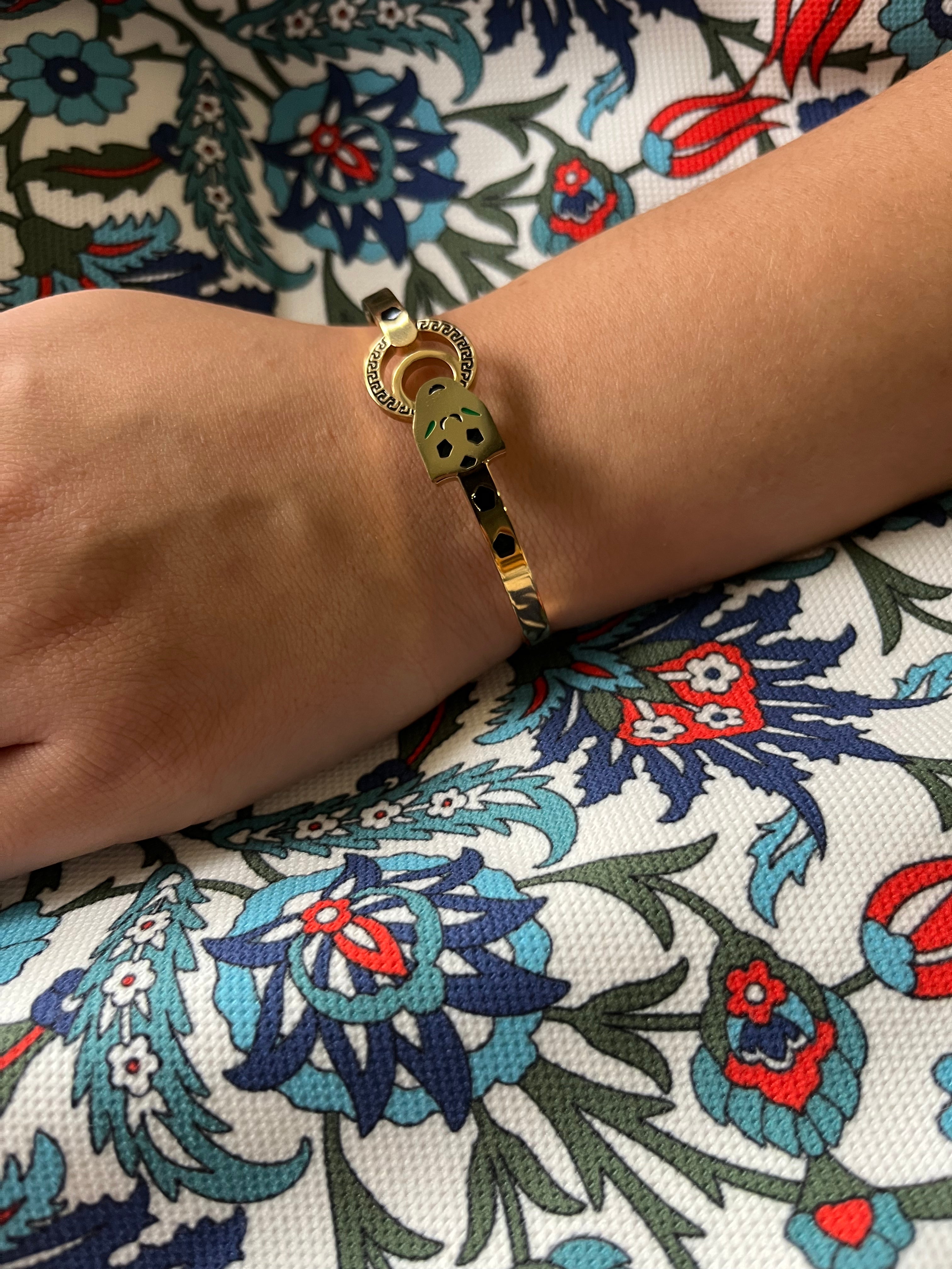 Stainless Steel Snake Bangle Bracelet - SCBR1N6 - BUJIX