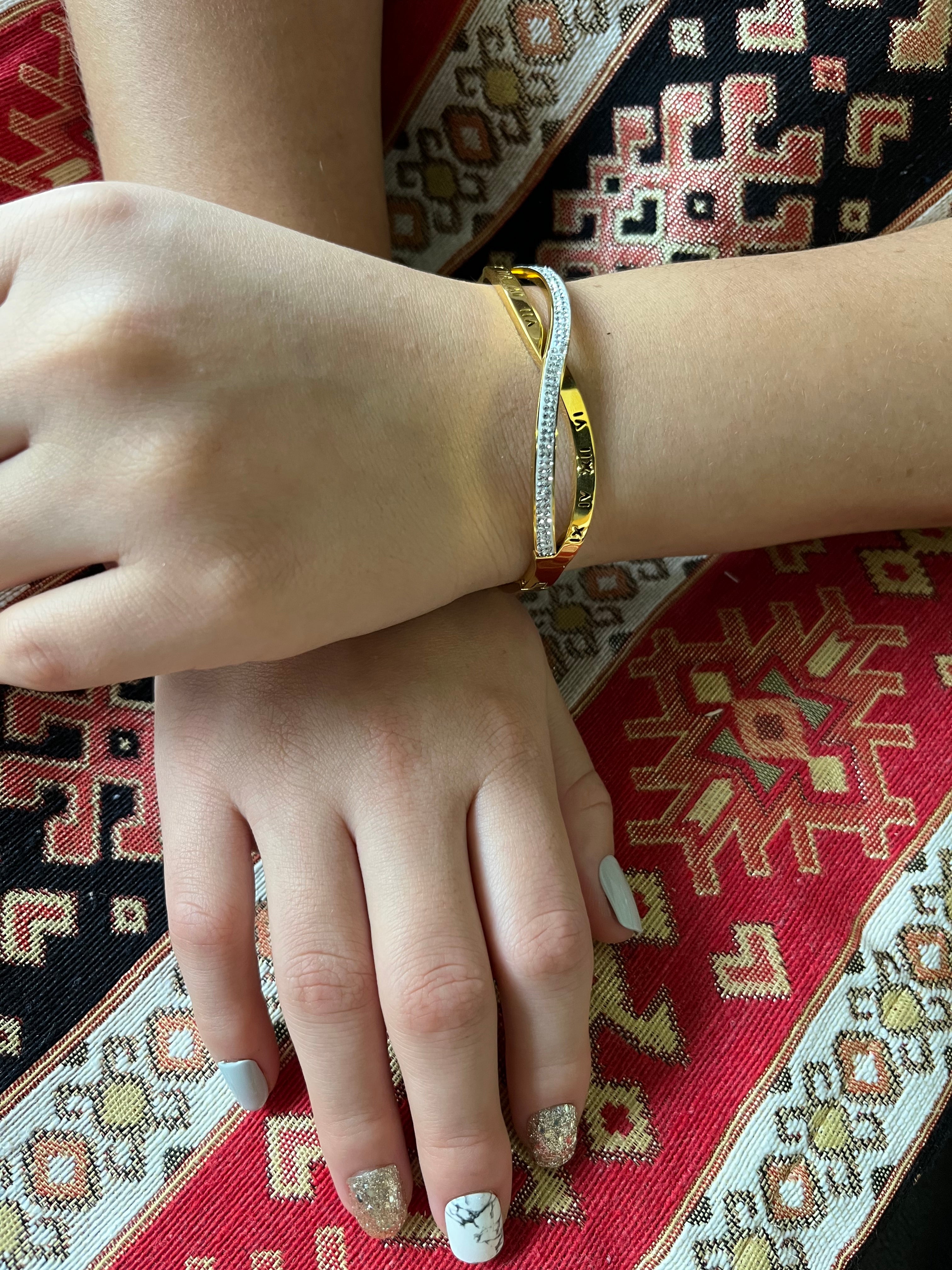 Stainless Steel Infinity Bracelet - SCBR2N2 - BUJIX