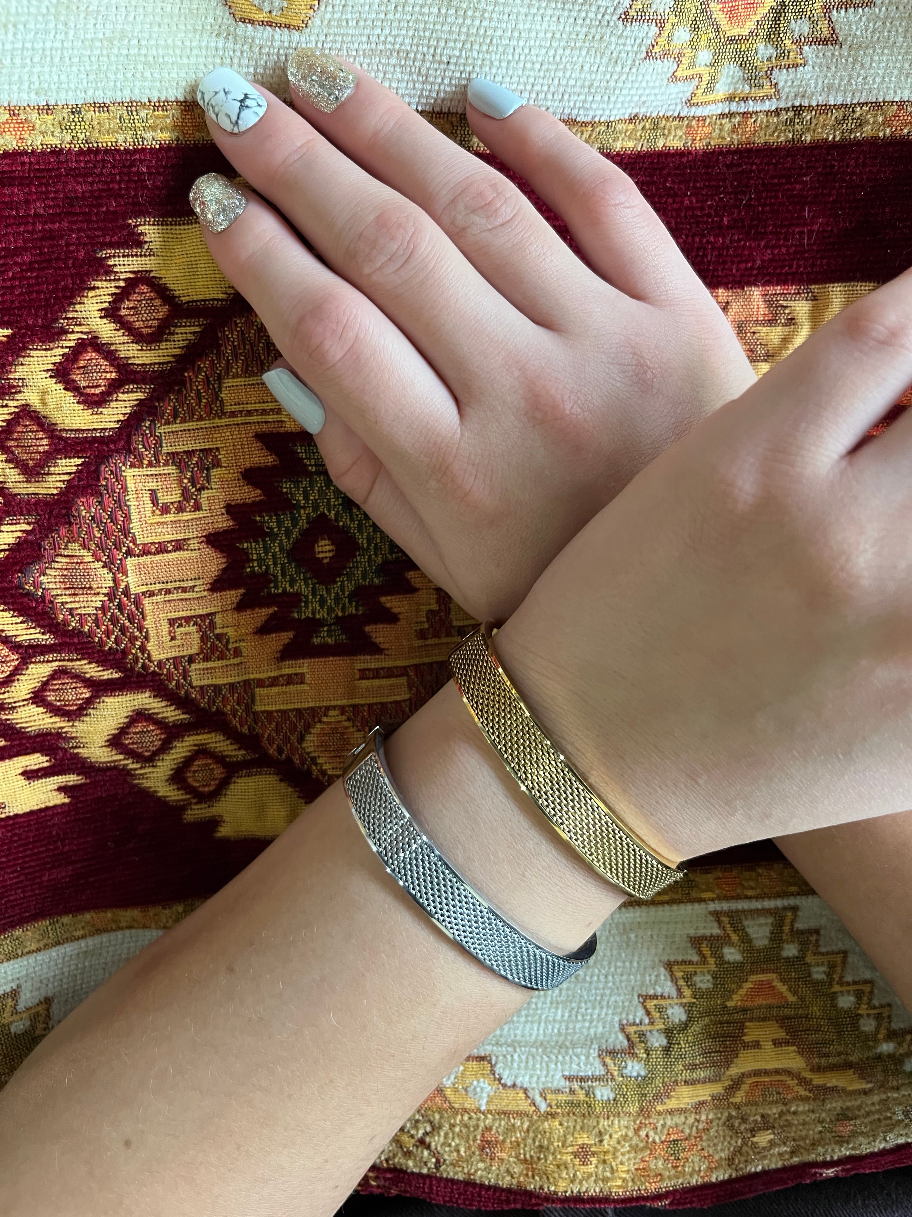 Stainless Steel Mesh Bracelet - SCBR2N3 - BUJIX