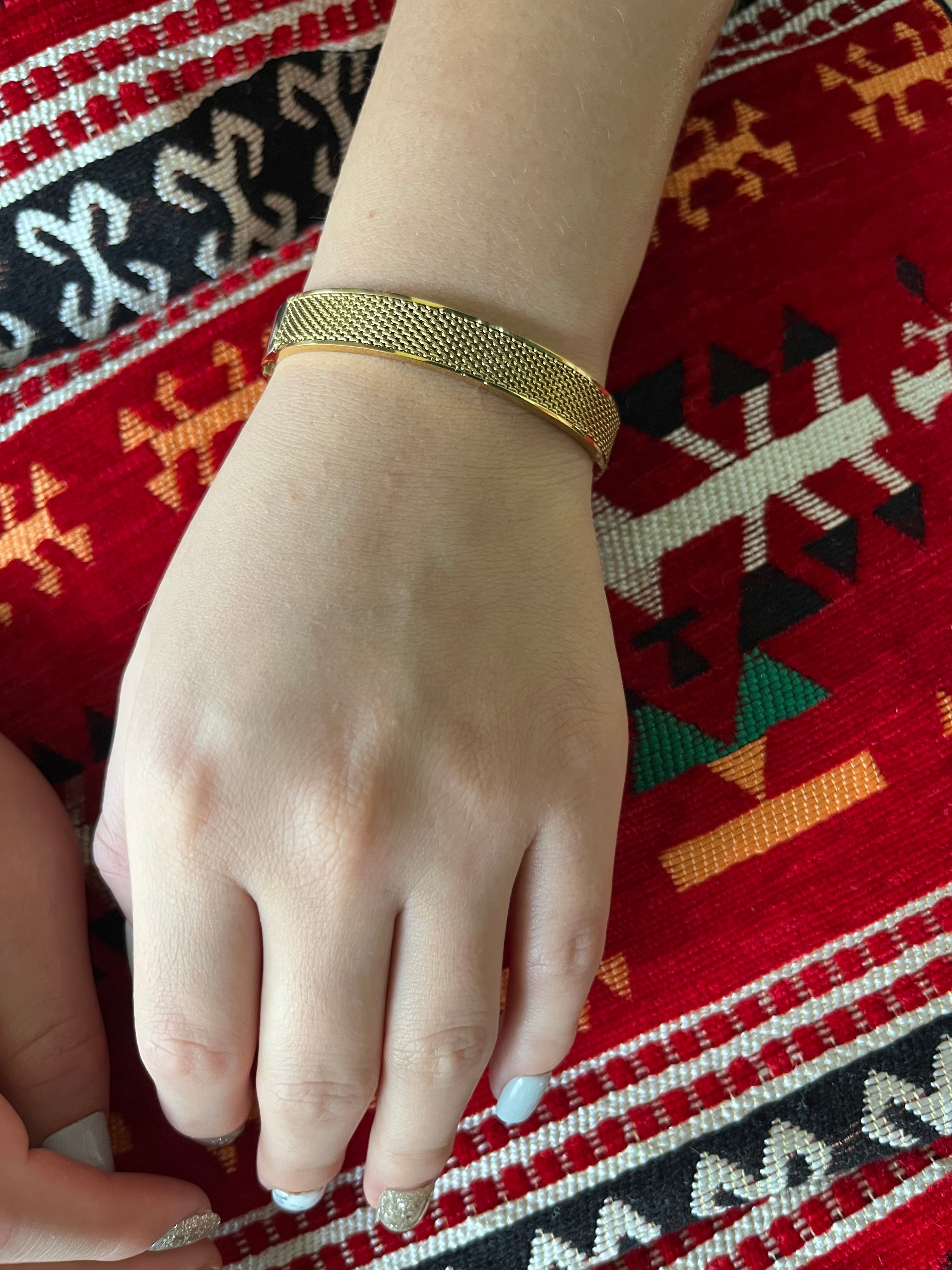 Stainless Steel Mesh Bracelet - SCBR2N3 - BUJIX