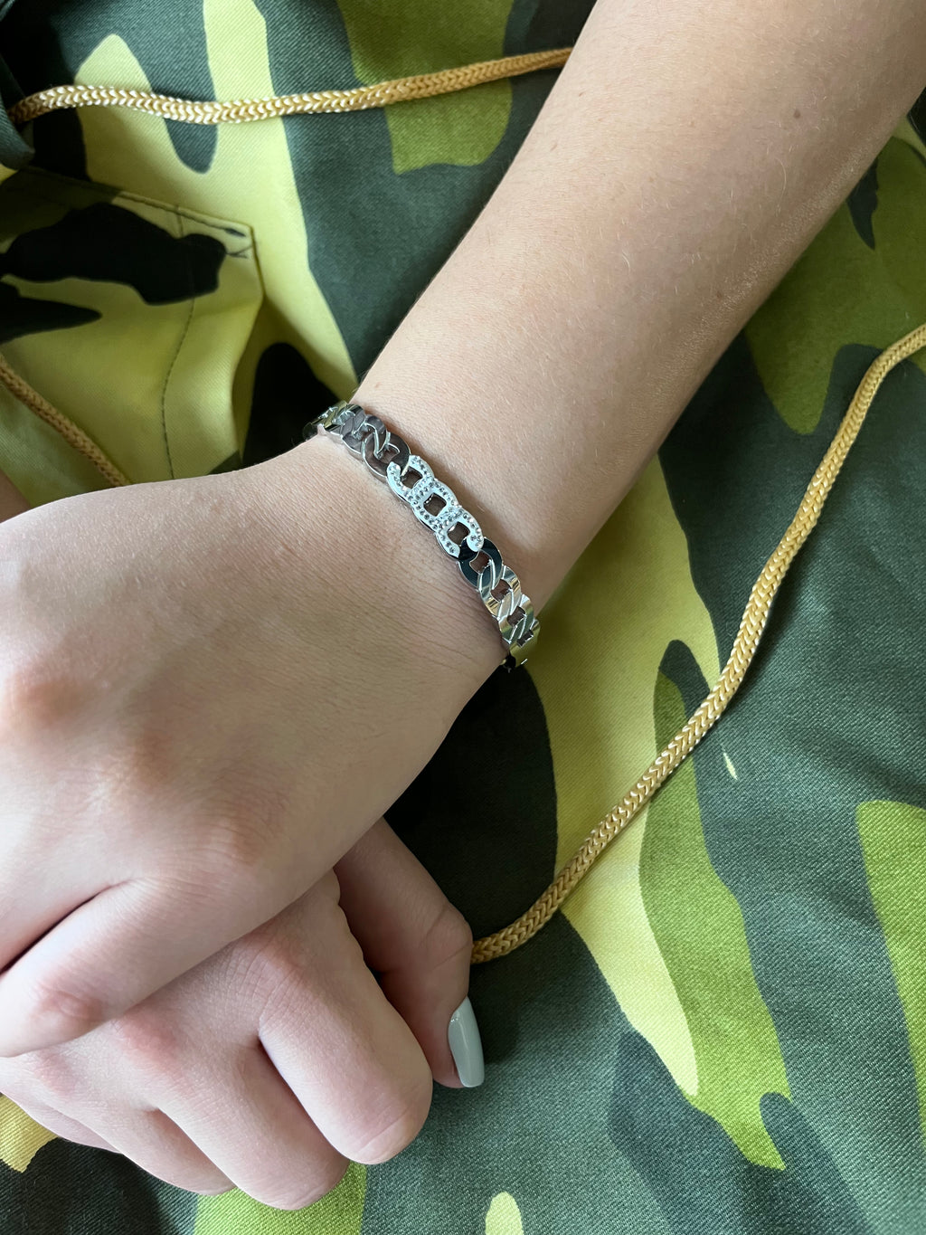 Stainless Steel Cuban Bracelet - SCBR2N4 - BUJIX