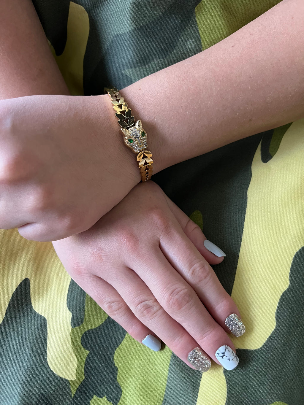 Stainless Steel Dragon Bracelet - SCBR2N8 - BUJIX