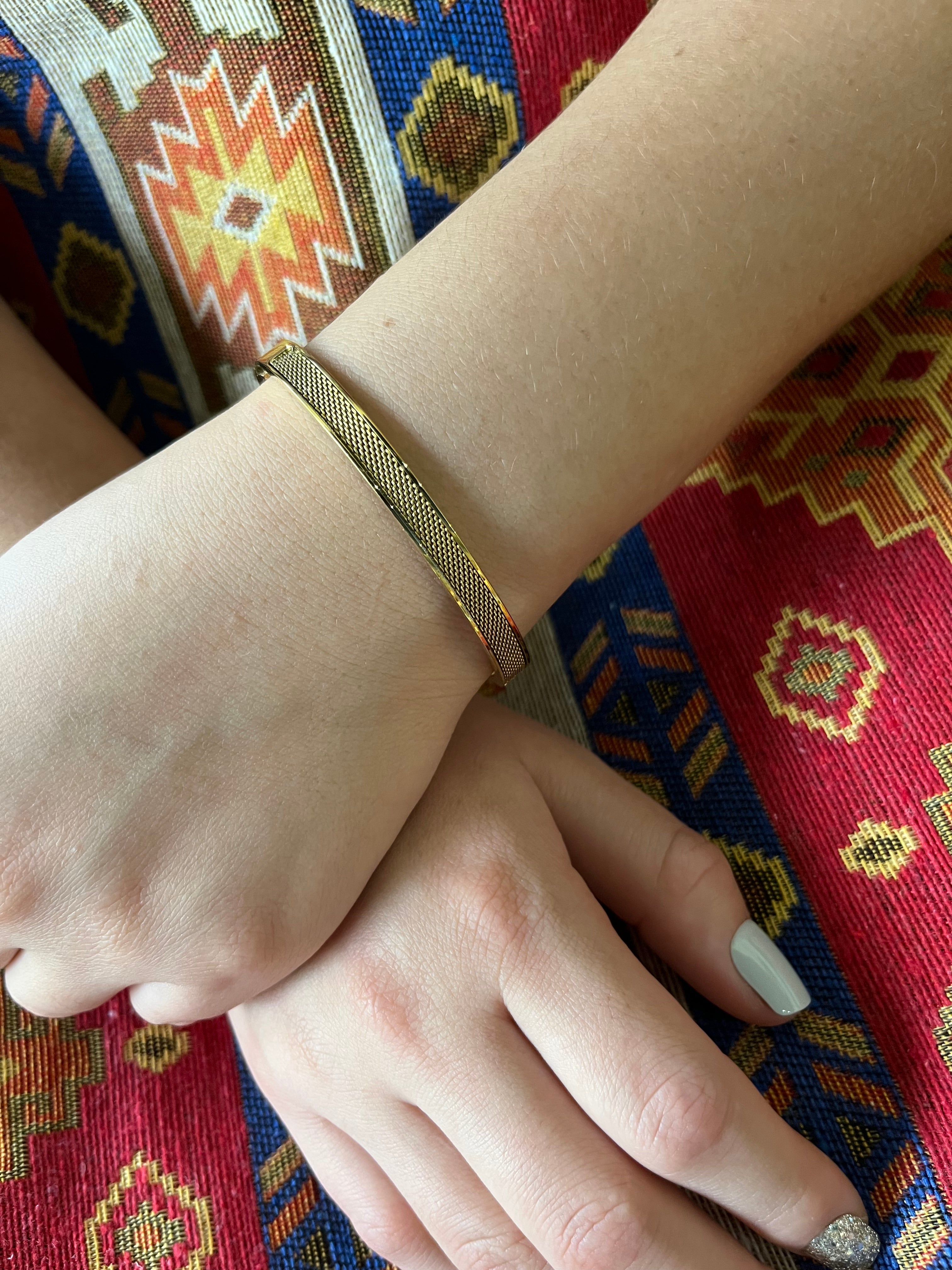 Stainless Steel Vintage Mesh Bracelet - SCBR3N02 - BUJIX