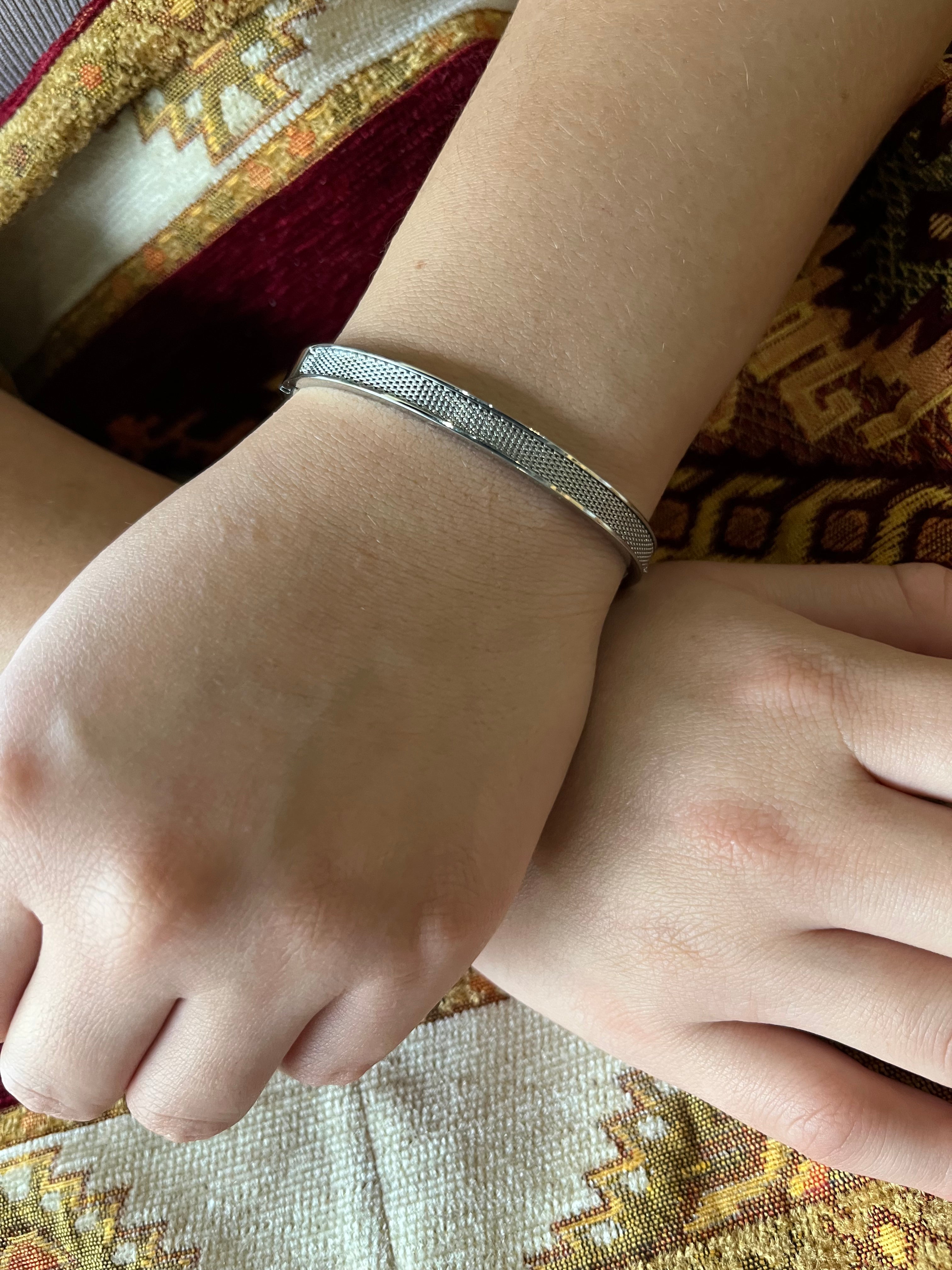 Stainless Steel Vintage Mesh Bracelet - SCBR3N02 - BUJIX