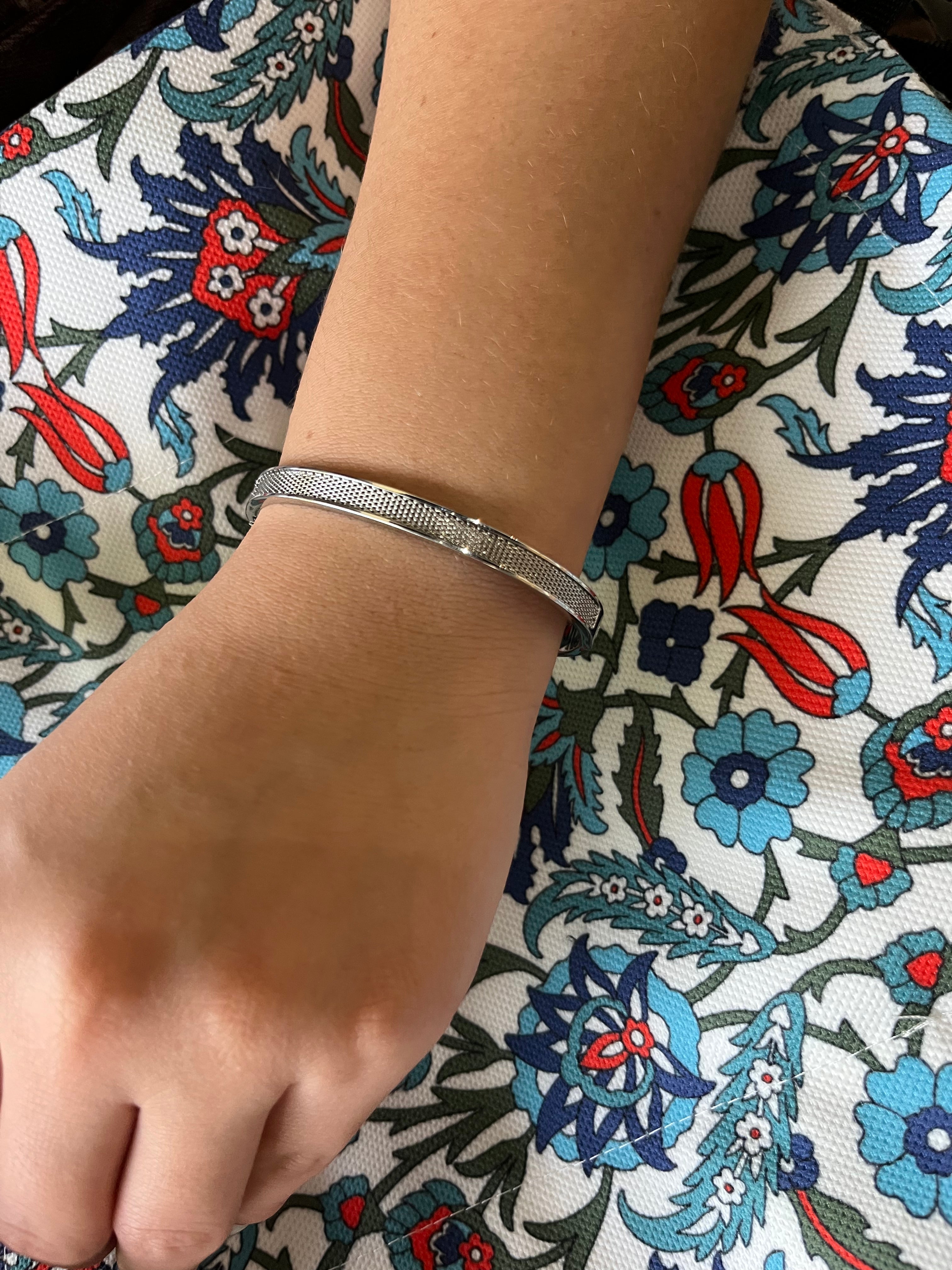 Stainless Steel Vintage Mesh Bracelet - SCBR3N02 - BUJIX