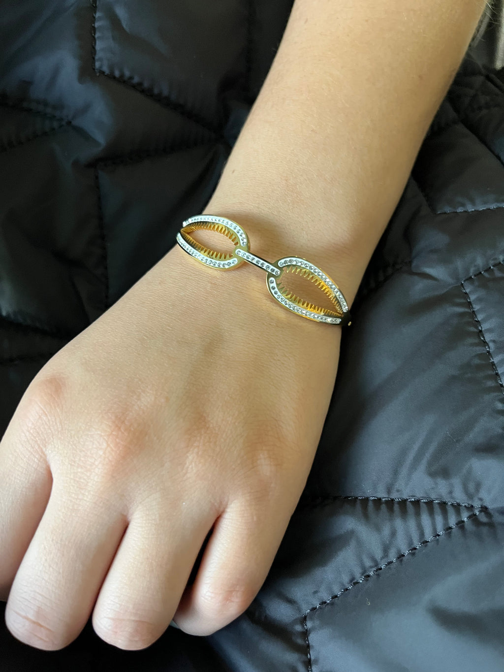 Stainless Steel Rain Drop Bracelet - SCBR5N01 - BUJIX