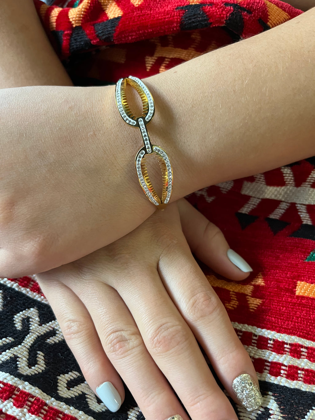 Stainless Steel Rain Drop Bracelet - SCBR5N01 - BUJIX