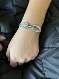 Stainless Steel Rain Drop Bracelet - SCBR5N01 - BUJIX