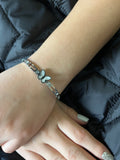 Stainless Steel Butterfly Bracelet - SCBR5N03 - BUJIX