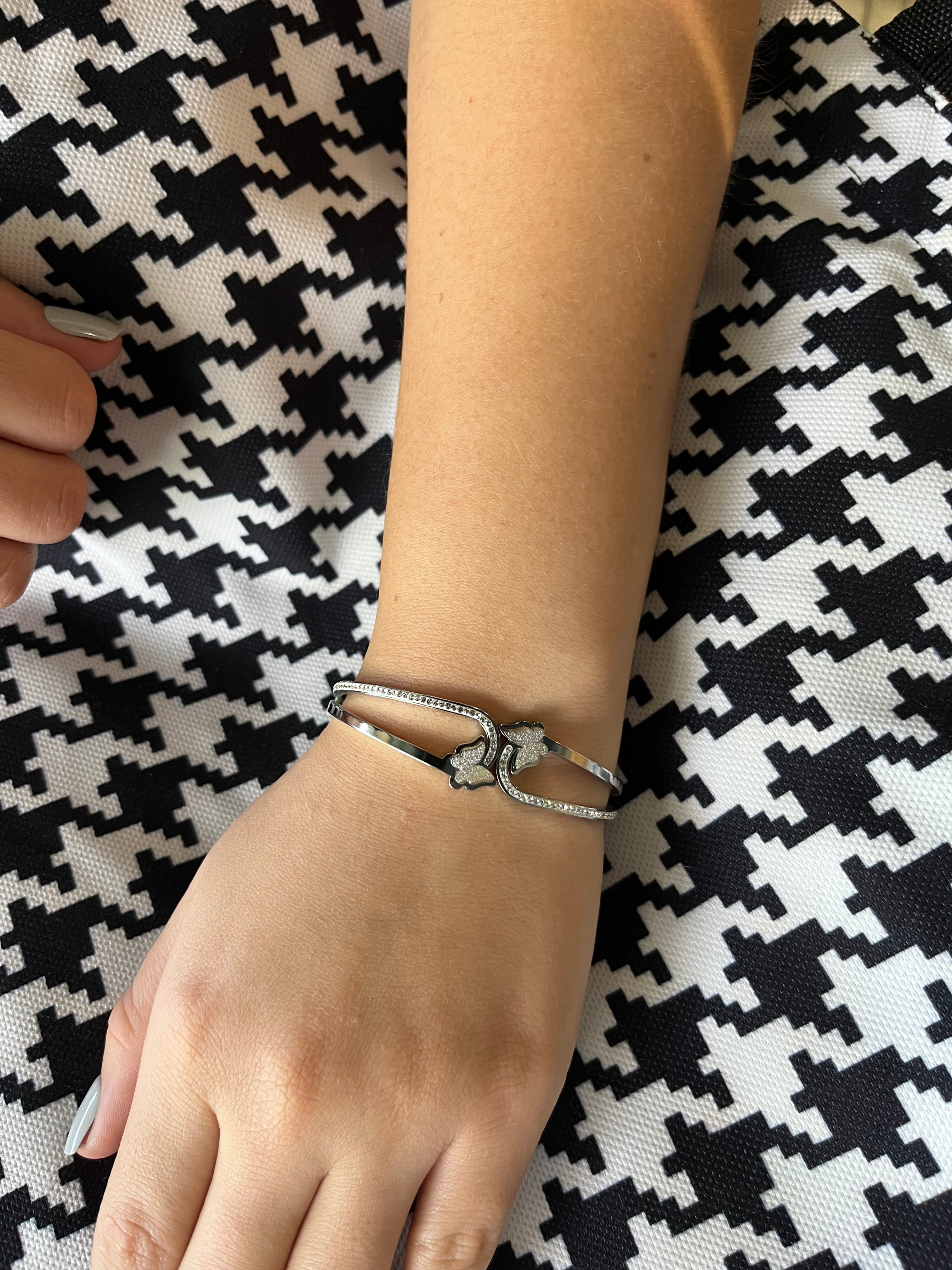 Stainless Steel Butterfly Bracelet - SCBR7N02 - BUJIX