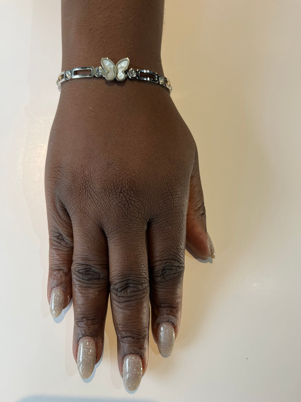 Stainless Steel Butterfly Bracelet - SCBR5N03 - BUJIX