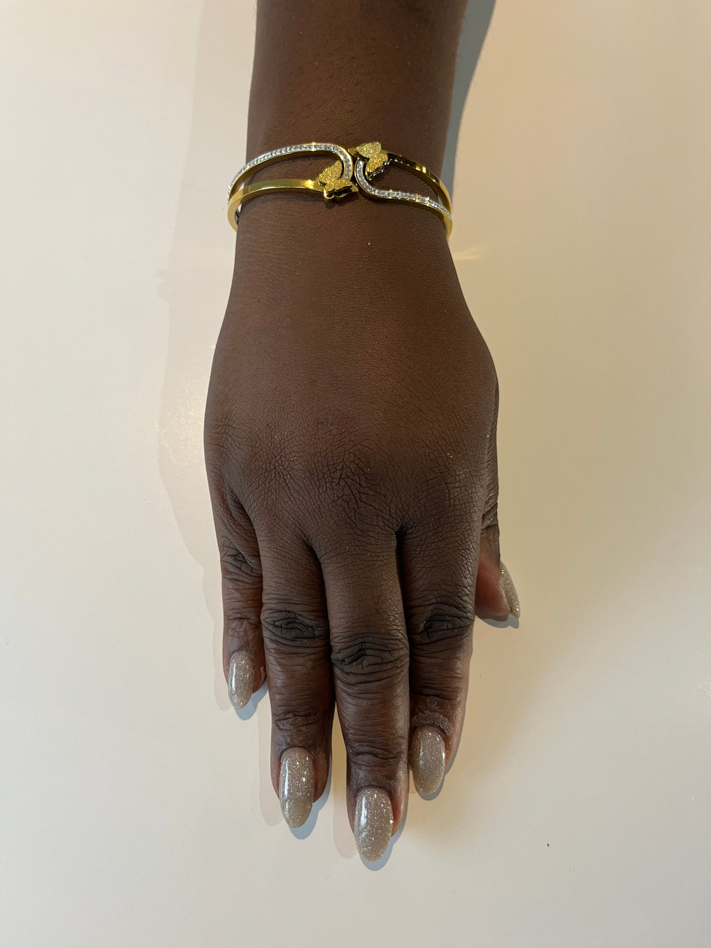 Stainless Steel Butterfly Bracelet - SCBR7N02 - BUJIX