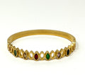 Stainless Steel Multi-Color Bangle Bracelet - SCBR1N7 - BUJIX