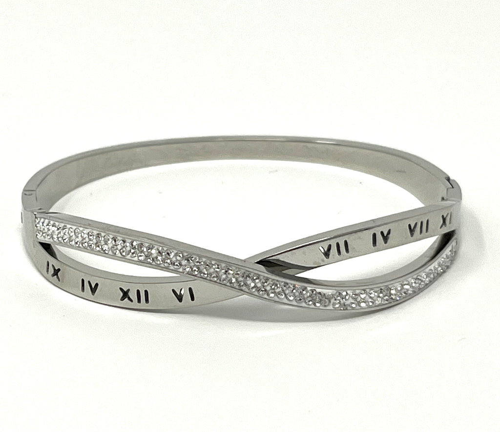 Stainless Steel Infinity Bracelet - SCBR2N2 - BUJIX