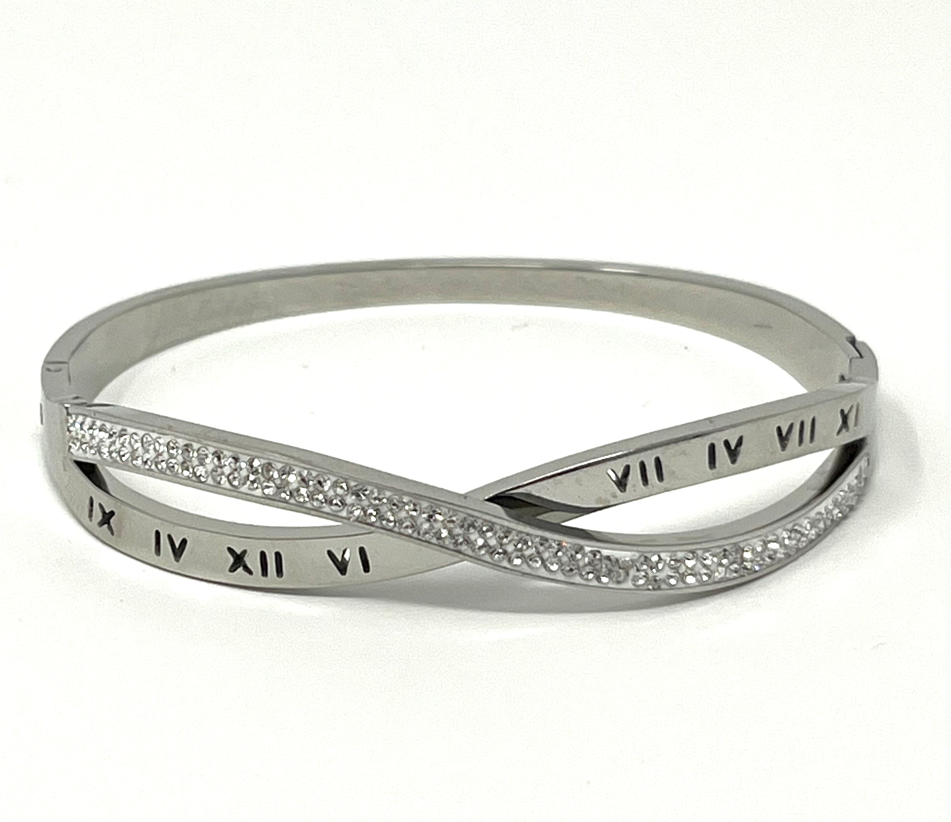 Stainless Steel Infinity Bracelet - SCBR2N2 - BUJIX