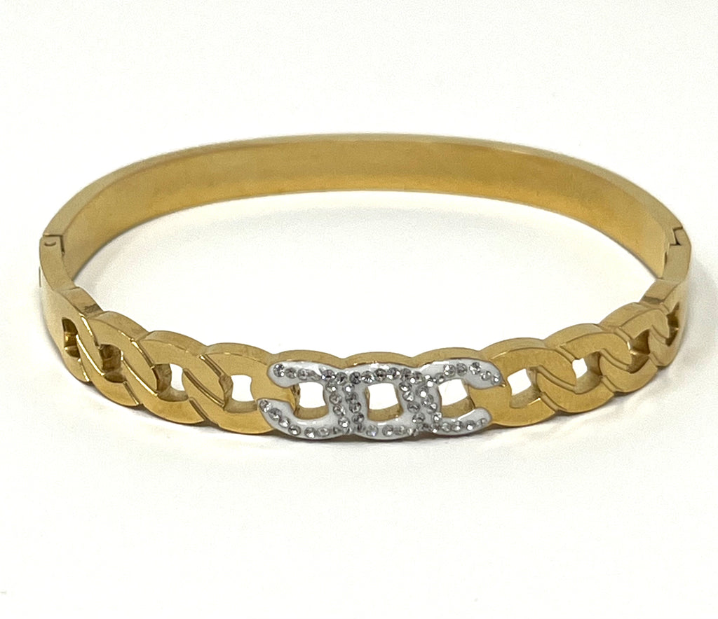 Stainless Steel Cuban Bracelet - SCBR2N4 - BUJIX