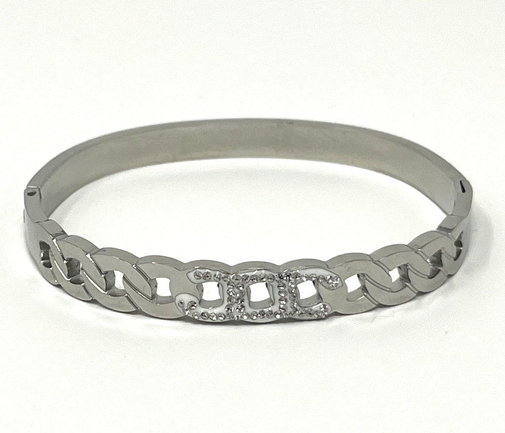 Stainless Steel Cuban Bracelet - SCBR2N4 - BUJIX