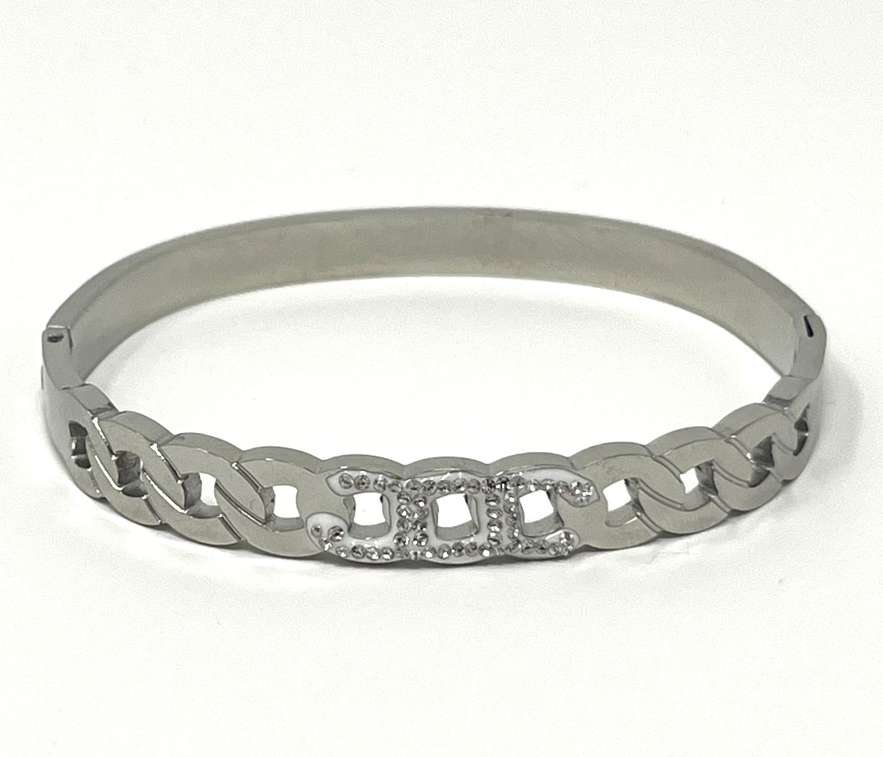 Stainless Steel Cuban Bracelet - SCBR2N4 - BUJIX