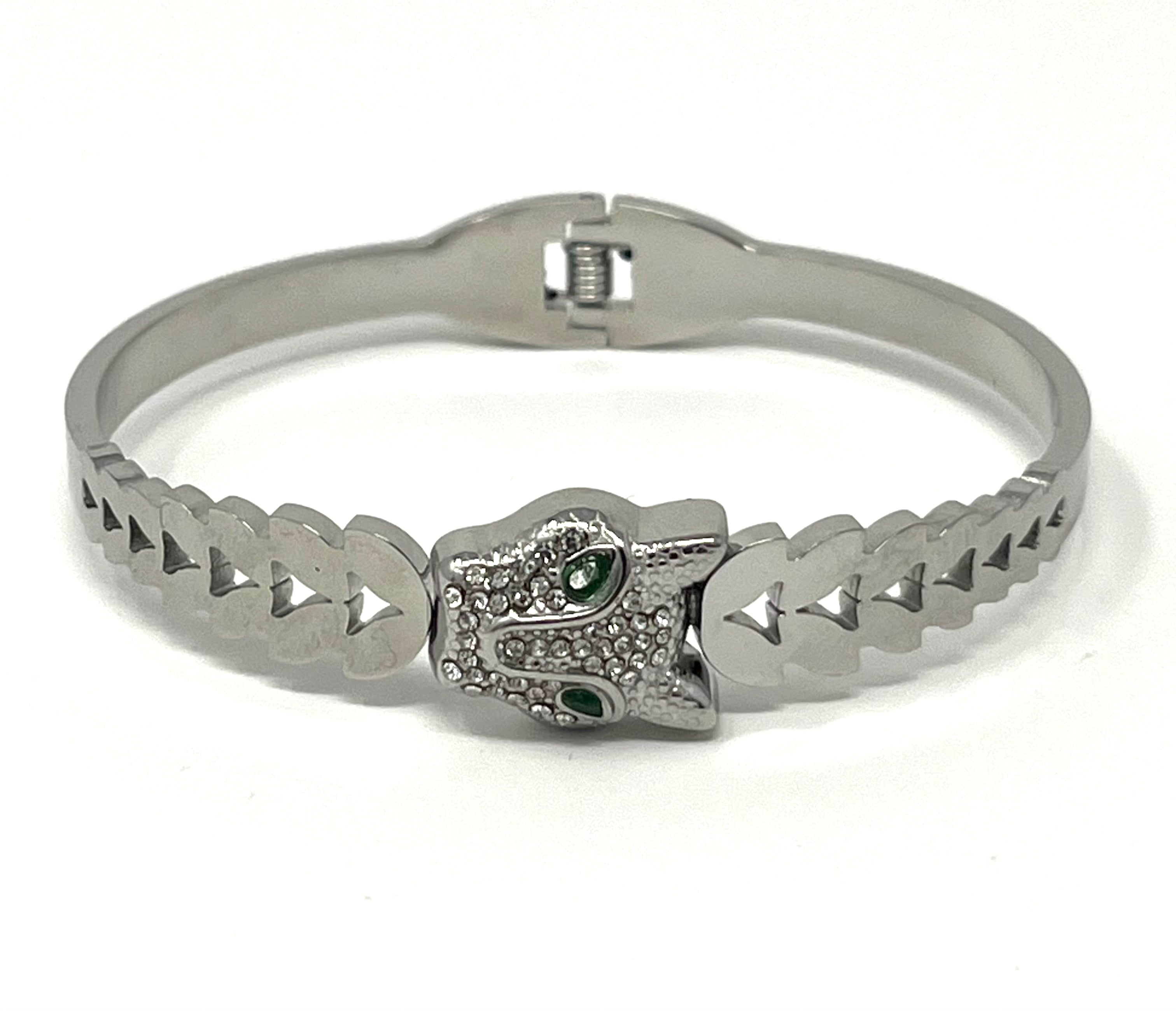 Stainless Steel Dragon Bracelet - SCBR2N8 - BUJIX