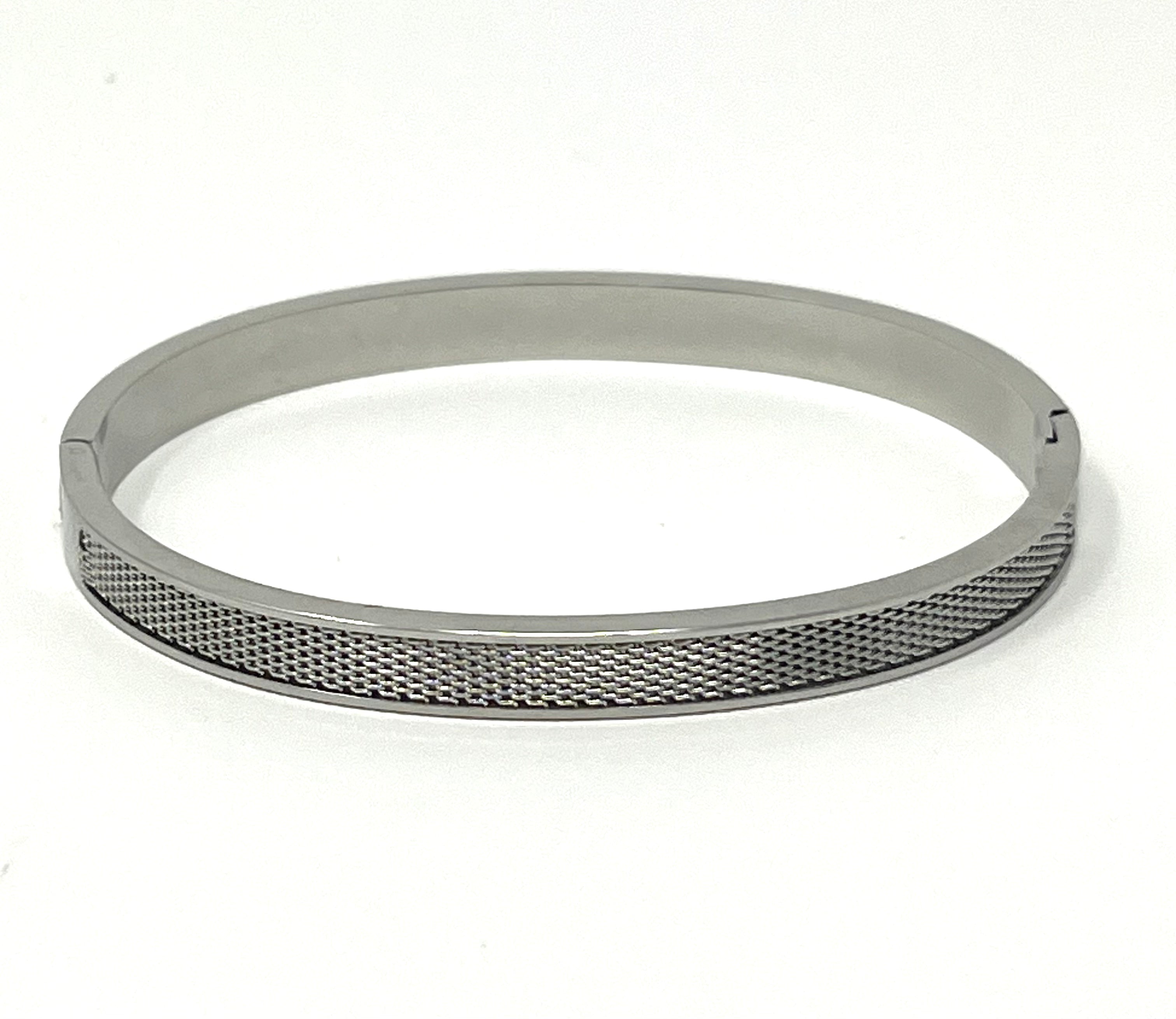 Stainless Steel Vintage Mesh Bracelet - SCBR3N02 - BUJIX