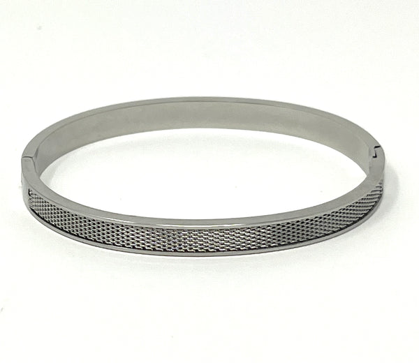Stainless Steel Vintage Mesh Bracelet - SCBR3N02 - BUJIX