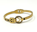 Stainless Steel Snake Bangle Bracelet - SCBR1N6 - BUJIX