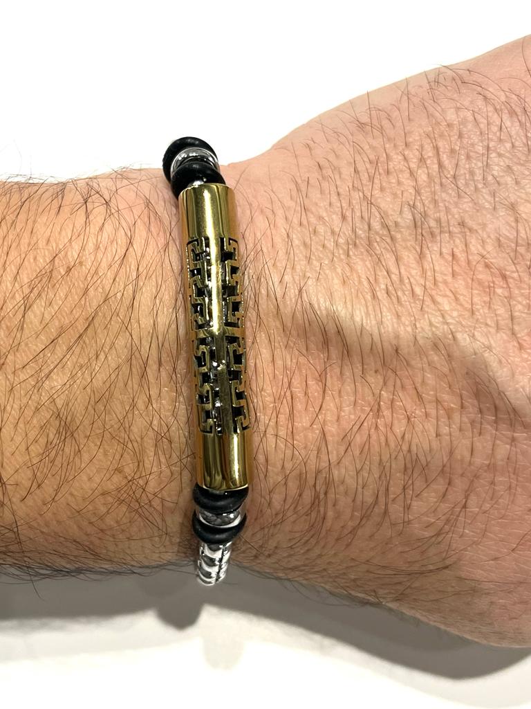 Stainless Steel Braided Bracelet for Men - SBFMP3 - BUJIX