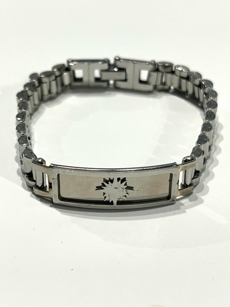 Stainless Steel Bracelet with Northern Star for Men - SBFMG2 - BUJIX