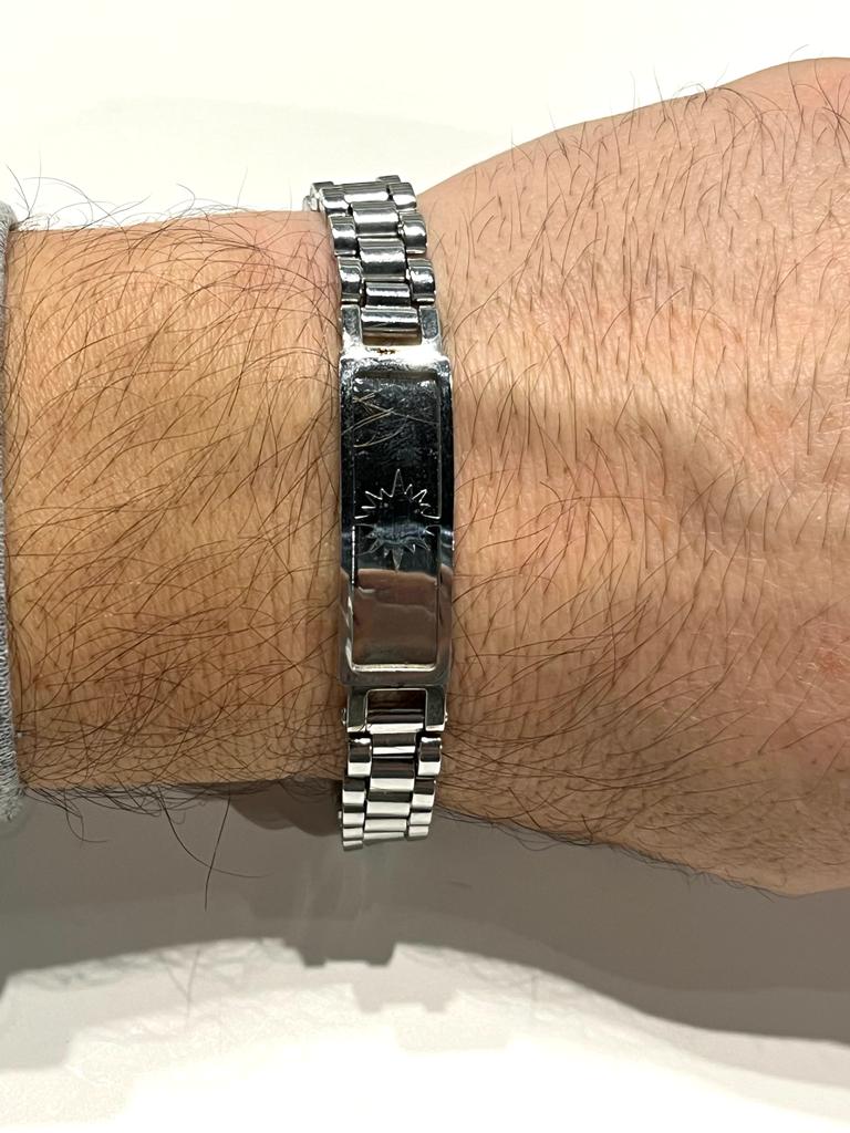 Stainless Steel Bracelet with Northern Star for Men - SBFMG2 - BUJIX