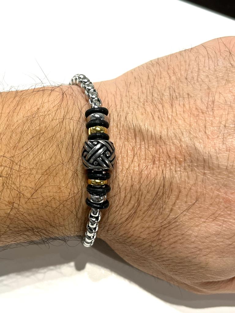 Stainless Steel Chain Bracelet for Men - SBFMP5 - BUJIX