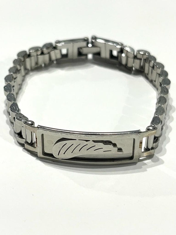 Stainless Steel Angel Wing Bracelet for Men - SBFMG6 - BUJIX