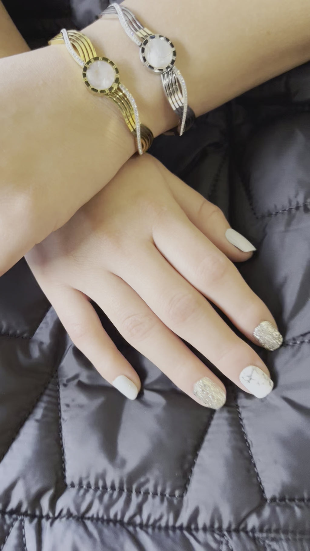 Stainless Steel Pearl Bracelet - SCBR4N02