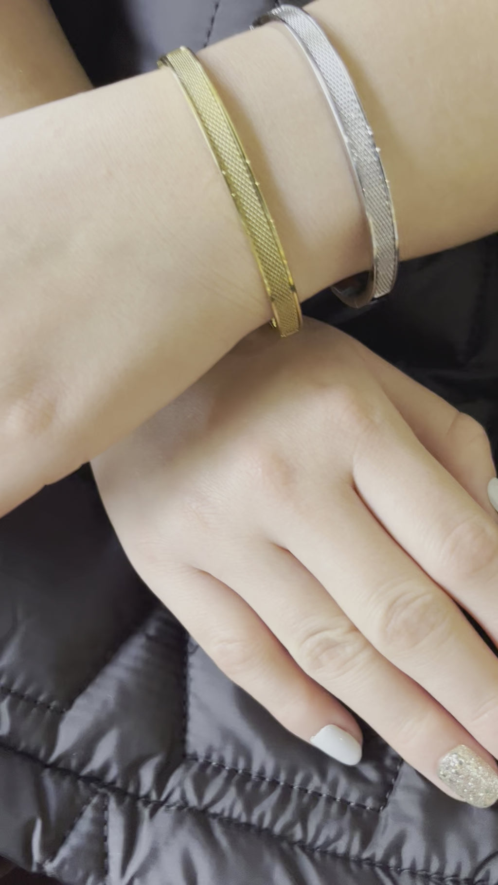 Stainless Steel Vintage Mesh Bracelet - SCBR3N02