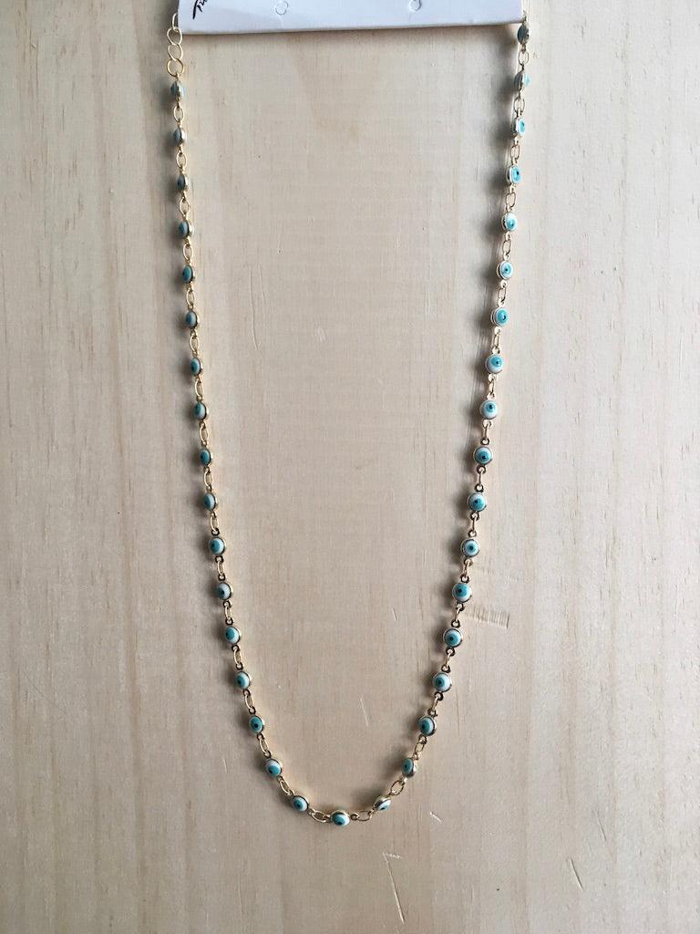 Dainty Evil Eye Necklace in Bulk