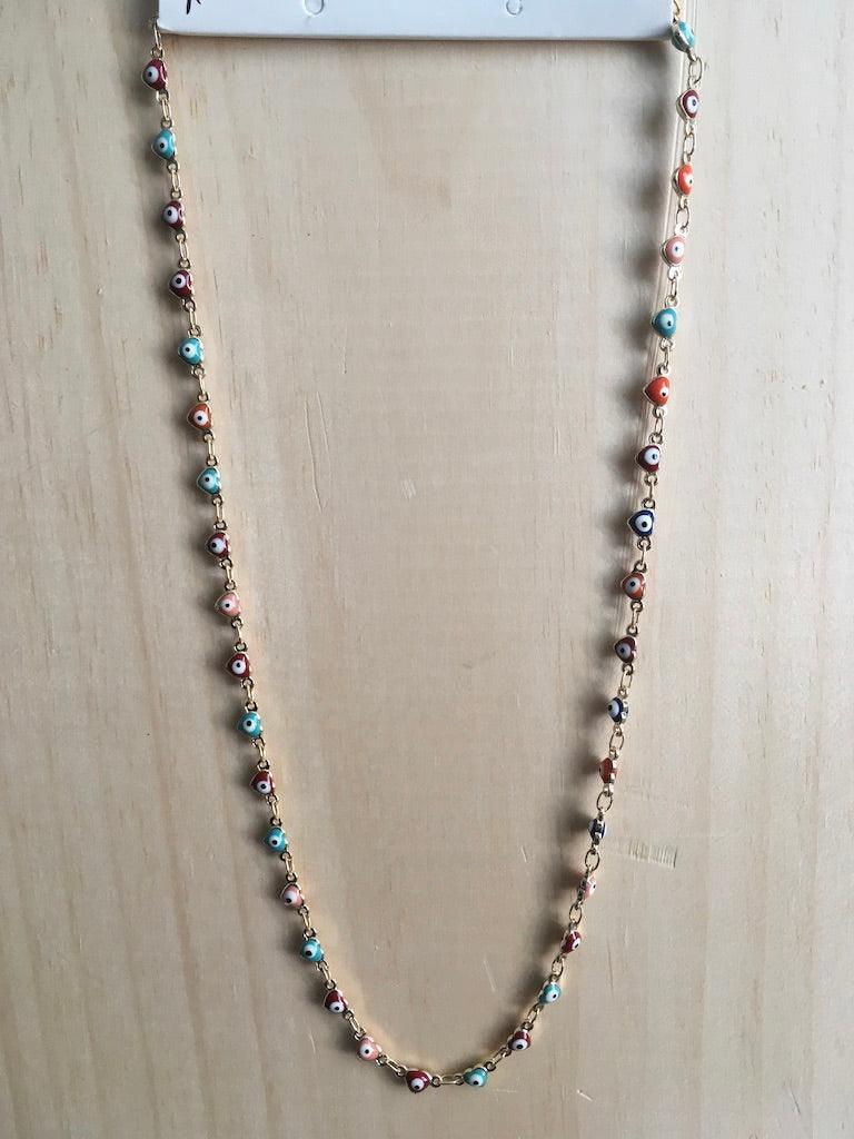 Wholesale Evil Eye Charm Necklaces by Pieces - BUJIX