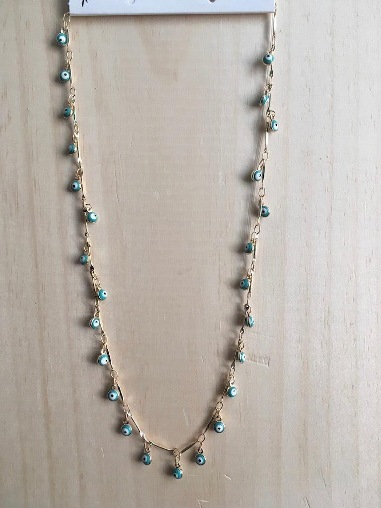 Wholesale Evil Eye Charm Necklaces by Pieces - BUJIX