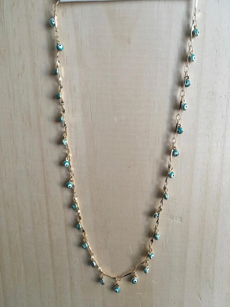 Wholesale Evil Eye Charm Necklaces by Pieces - BUJIX