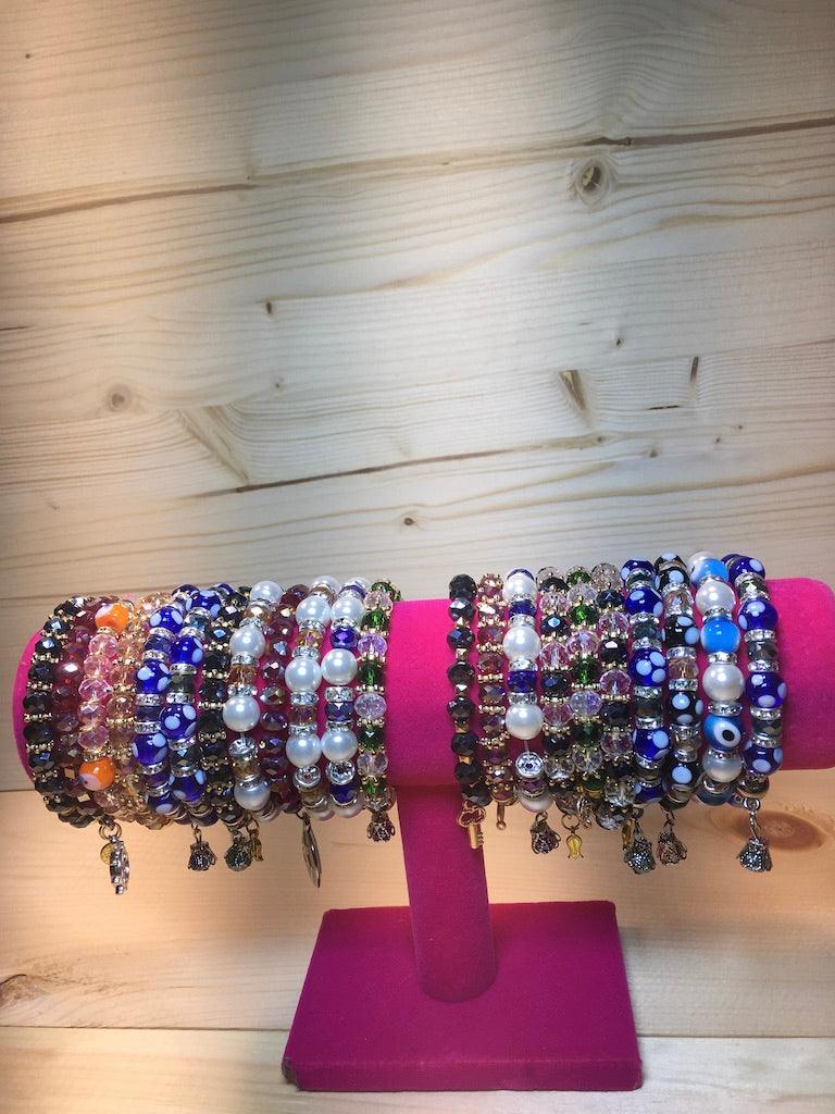 Wholesale Evil Eye Bracelets by the Dozen - BQ001 - BUJIX