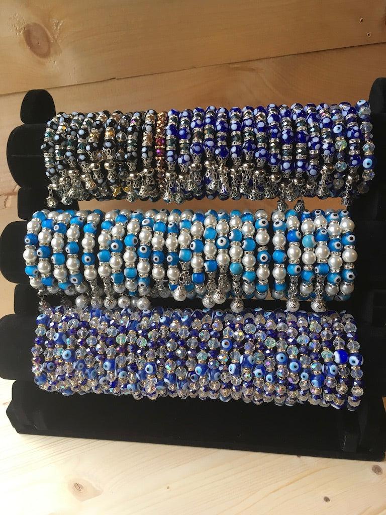 Wholesale Evil Eye Bracelets by the Dozen - BQ001 - BUJIX