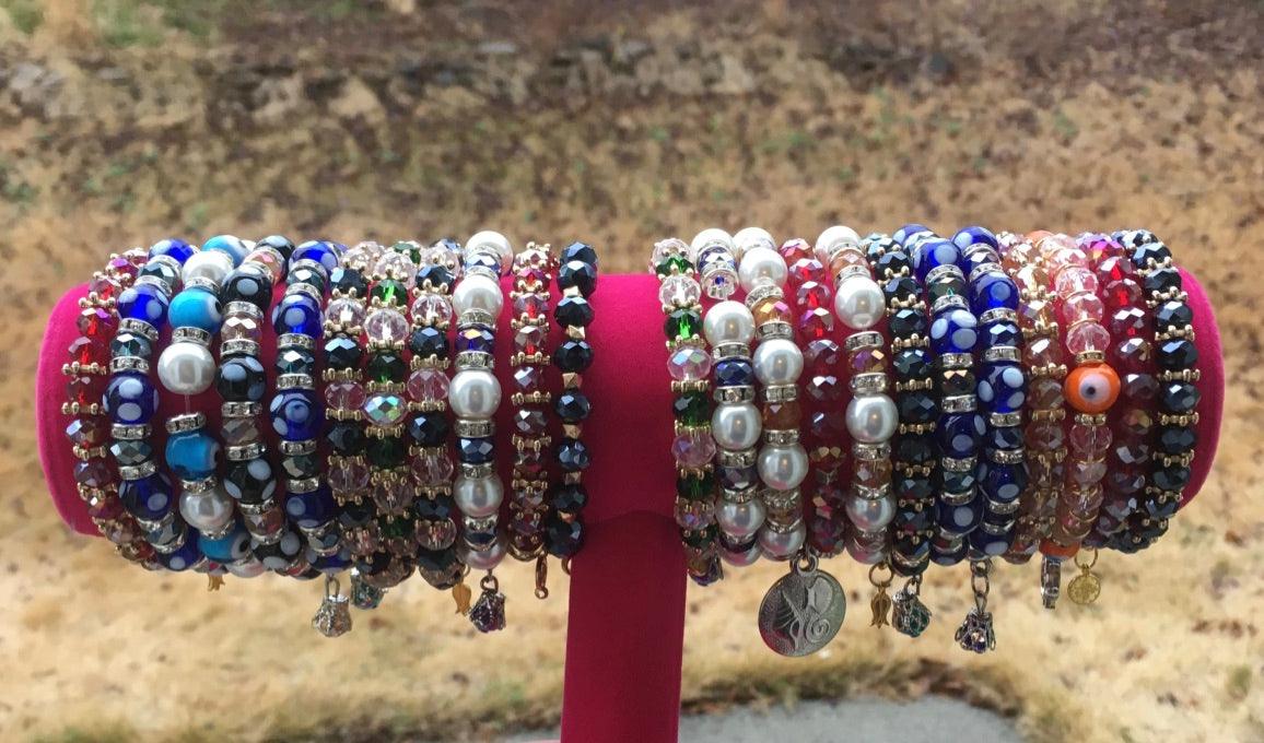 Wholesale Evil Eye Bracelets by the Dozen - BQ001 - BUJIX