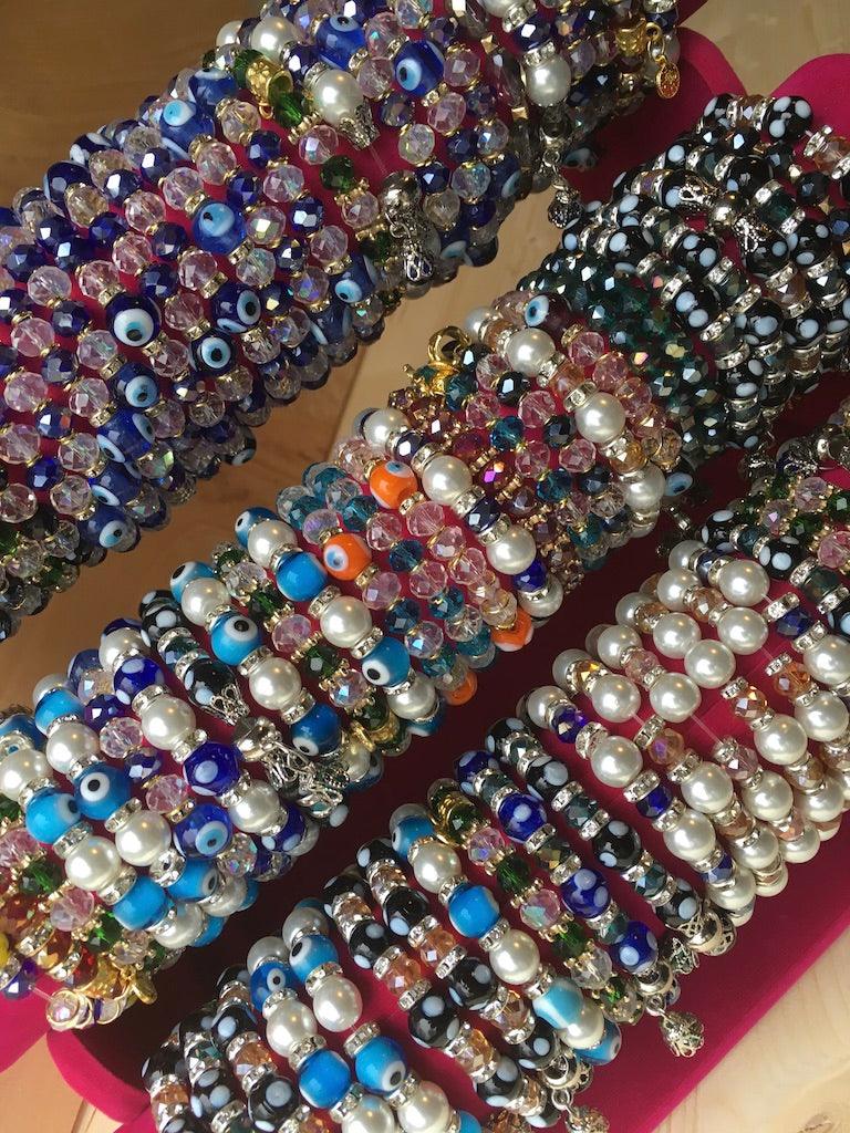 Evil Eye Beaded Bracelets Wholesale 