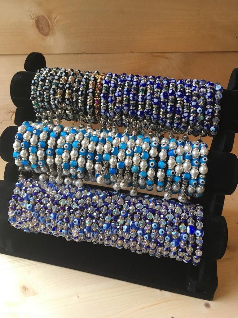 Wholesale Evil Eye Bracelets by the Dozen - BQ001 - BUJIX