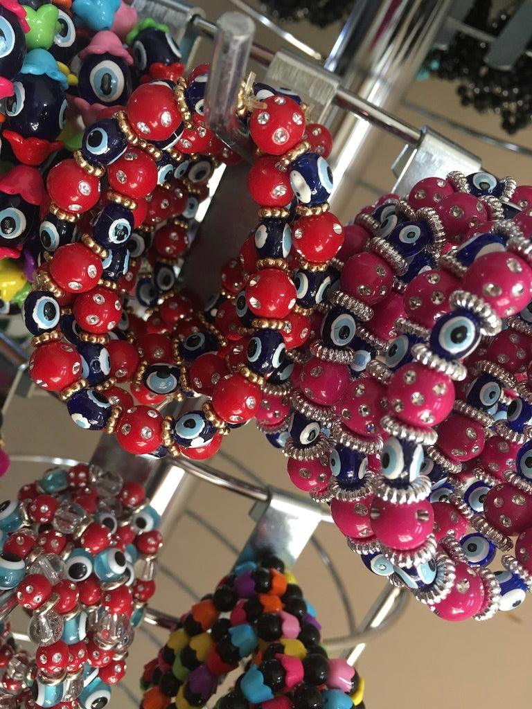 Wholesale Evil Eye Bracelets by the Dozen - BQ002 - BUJIX