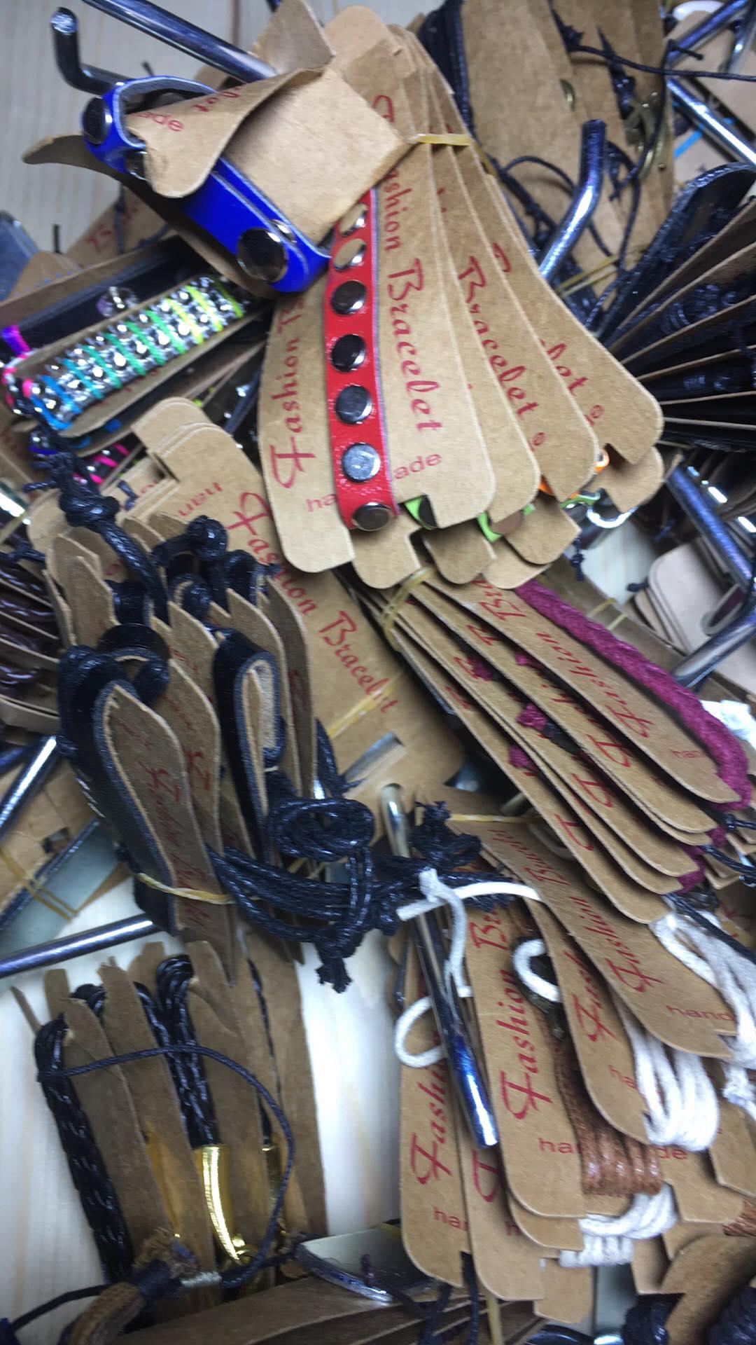 leather bracelets in bulk with display stand