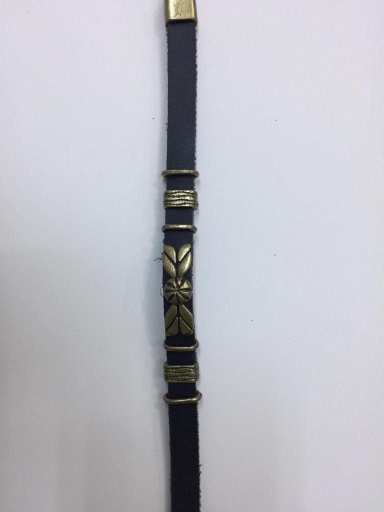 Leather Bracelets with Metal Charm 4