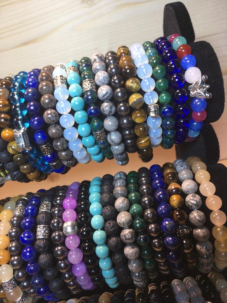 Buy 10 African Silver Braceles , Wholesale Stone Bracelets , Silver Gemstone  Bracelets , Silver Bracelets , Cuff Bracelets , Unisex Bracelets Online in  India - Etsy