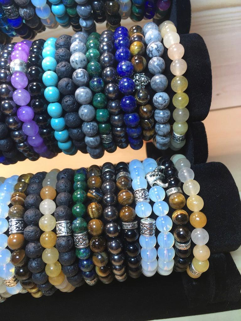 Bulk Natural Stone Bracelets
