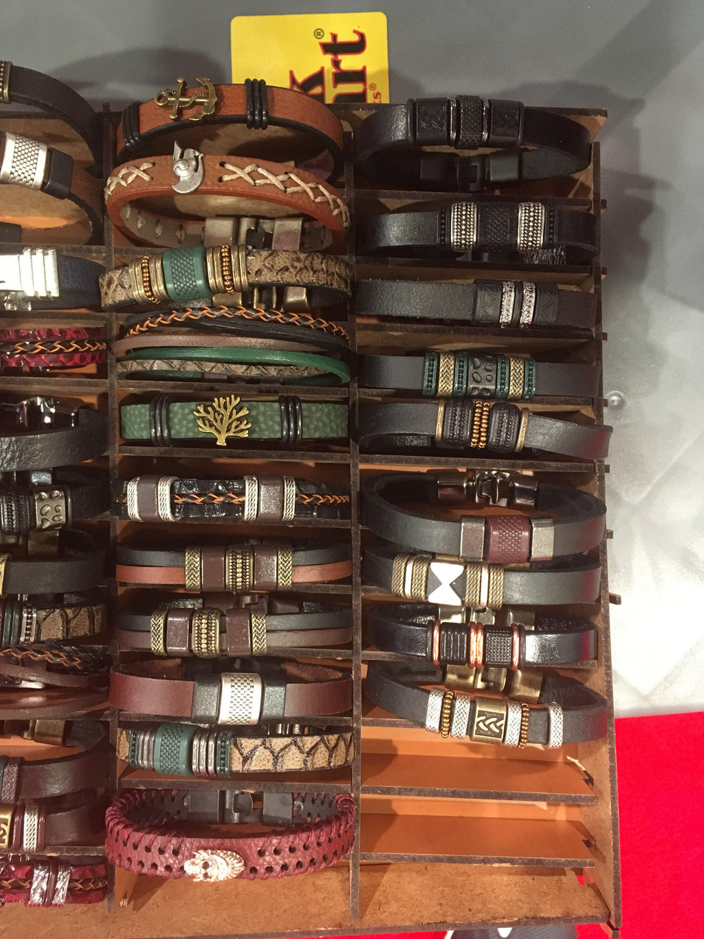 leather and bead bracelets in bulk